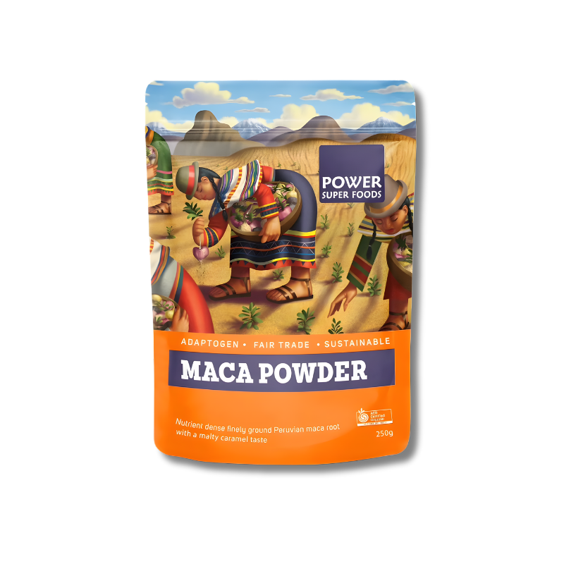Power Super Foods Maca Powder 250g supports general wellbeing as a wholefood maca powder superfood.