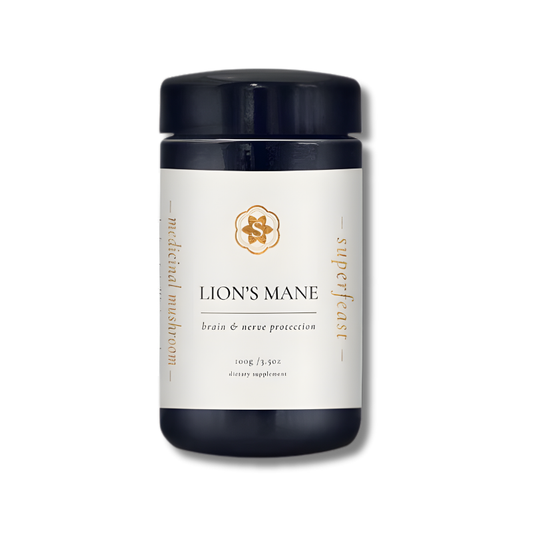 Lion’s Mane mushroom supplement for focus, memory, mood, and nervous system support