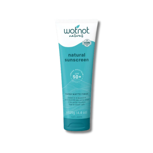 WotNot Natural Sunscreen Matte Finish SPF50+ 125g