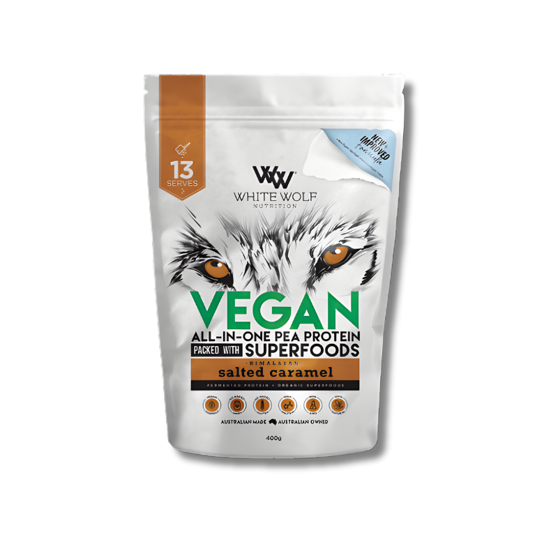 Vegan organic protein powder with superfoods, berries, and omegas - natural, plant-based nutrition
