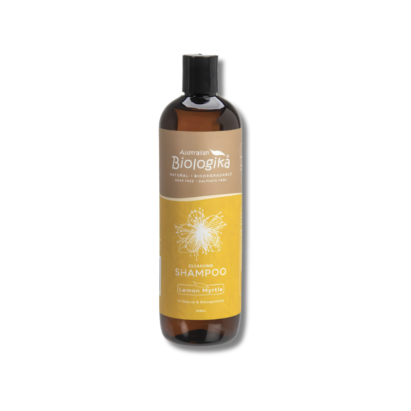 Lemon Myrtle Shampoo supports gentle cleansing and hair care as a nourishing shampoo for everyday use
