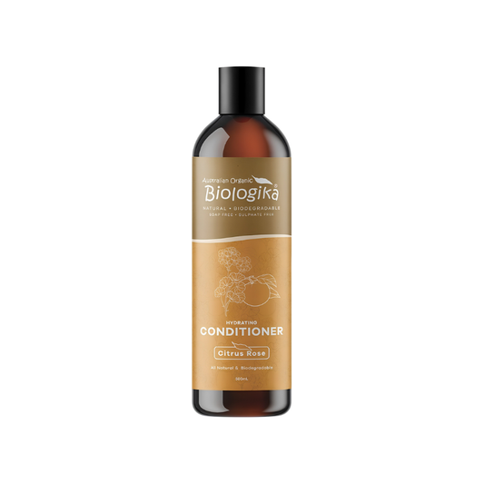 Biologika conditioner bottle on a white background