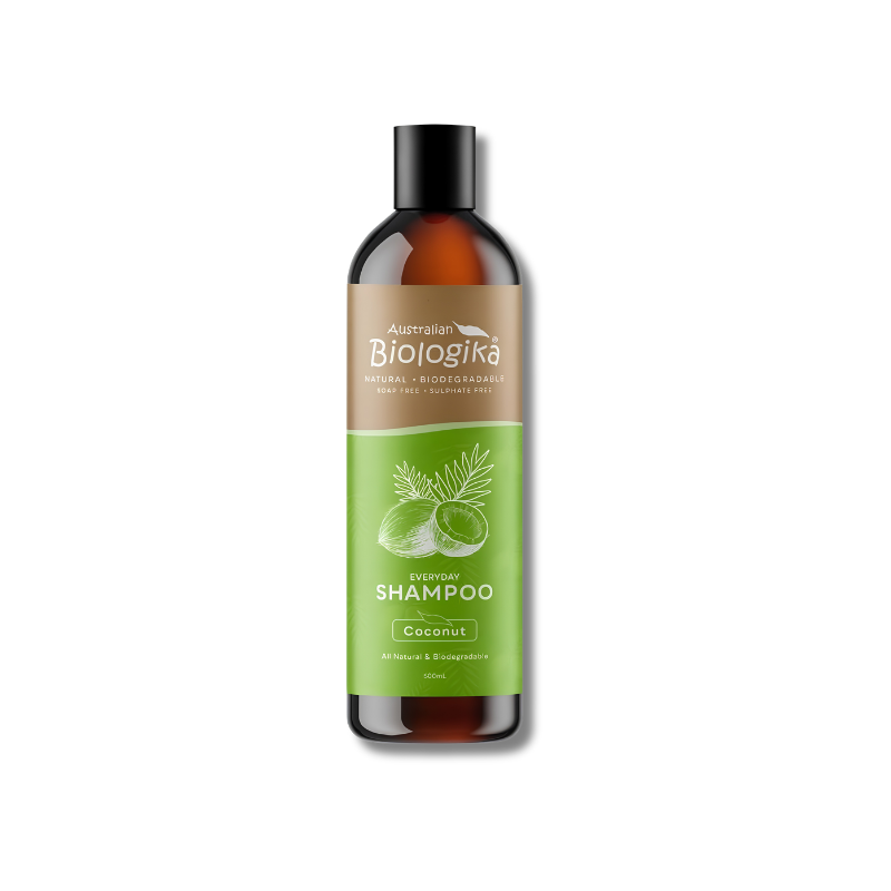 Biologika shampoo bottle on a white background