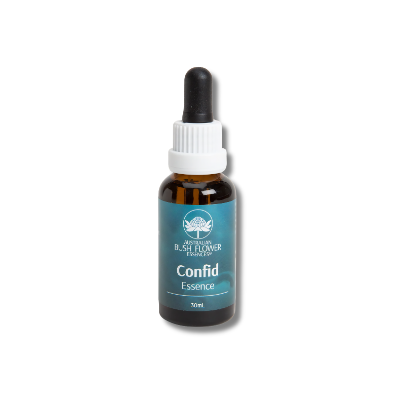 Confid Essence supports emotional wellbeing and confidence as a floral essence for daily use