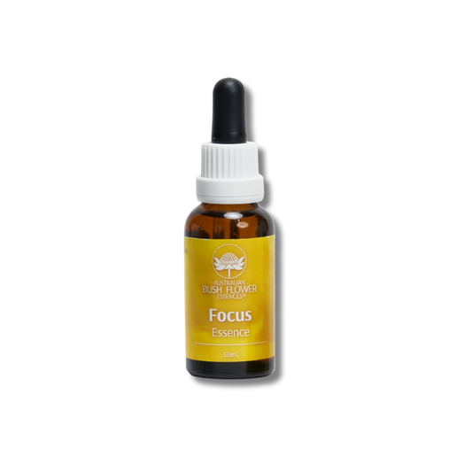 Focus Essence supports emotional wellbeing and clarity as a floral essence for focus and concentration during daily use.