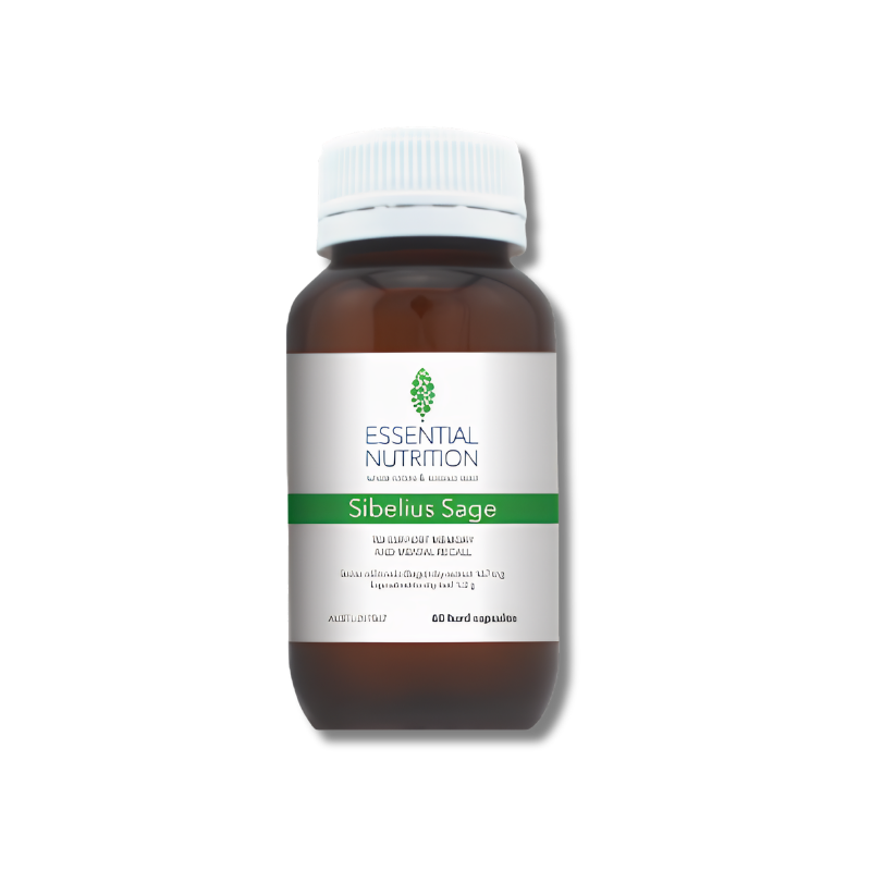 Sibelius Sage extract supports cognitive function and digestive wellbeing as a traditional herbal medicine for general health support.