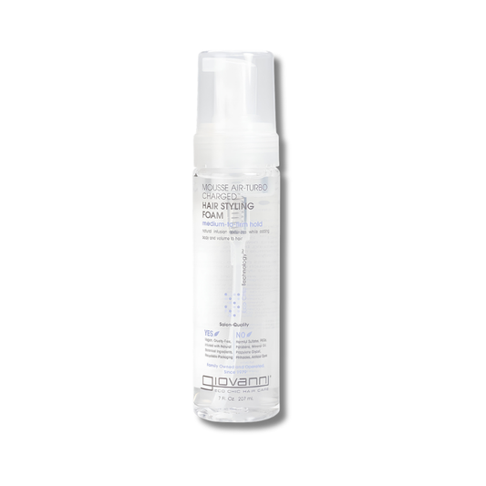 Volumising Hair Mousse supports fuller looking hair and styling as a lightweight mousse for everyday use