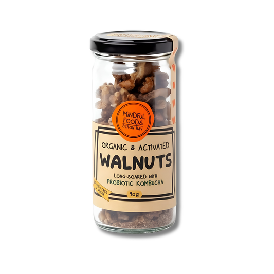 Activated Organic Walnuts support everyday nutrition as a crunchy organic snack and versatile meal topping.