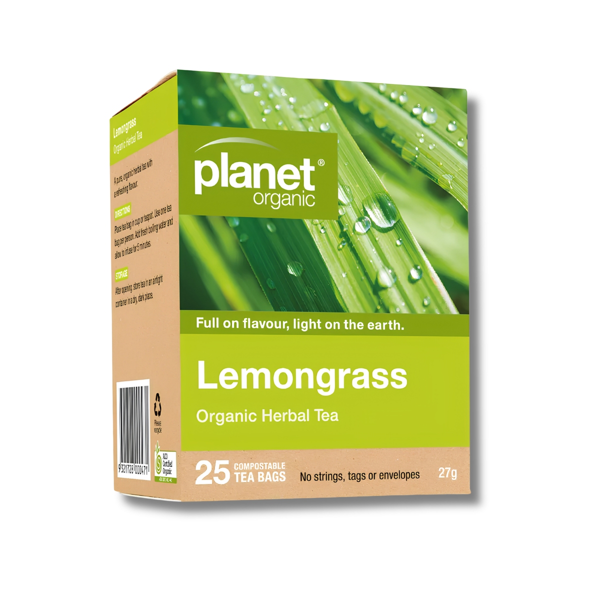 Lemongrass Herbal Tea is a refreshing infusion with a bright citrus flavour and naturally aromatic lemongrass for everyday enjoyment.