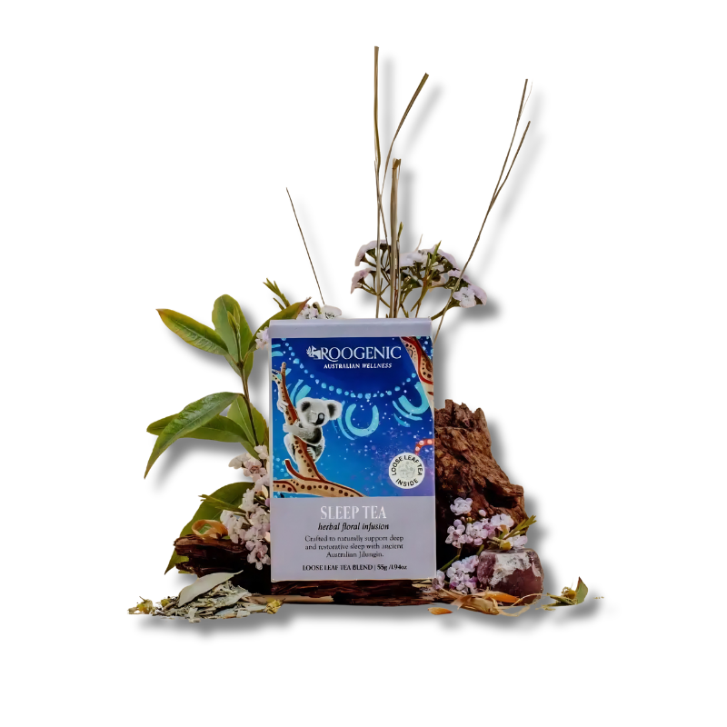 Sleep Tea Herbal supports restful sleep and relaxation as a herbal tea for evening use.