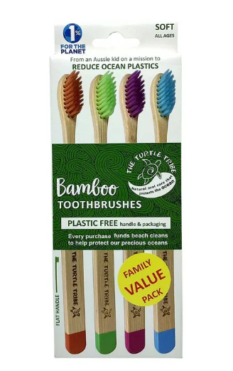 The Turtle Tribe Bamboo Toothbrush Soft