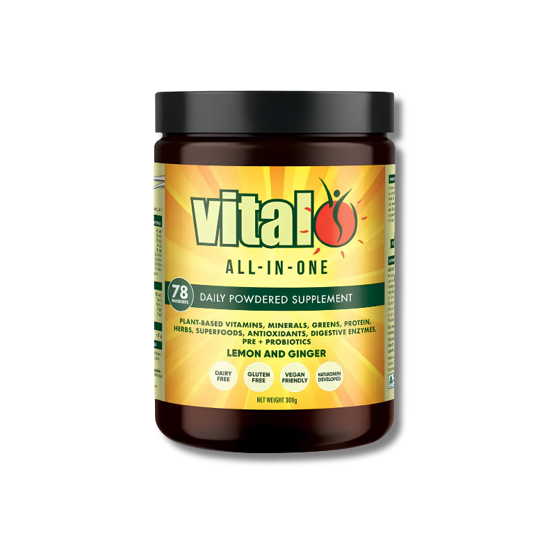 Vital All-In-One supplement container on a white background