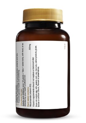 Herbs of Gold Vitamin B3 500mg 60 Tablets - Go Vita Tanunda - VITAMINS SUPPLEMENTS -