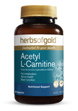 Herbs of Gold Acetyl L-Carnitine 60 v/caps - Go Vita Tanunda - VITAMINS SUPPLEMENTS -