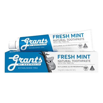 Grants Toothpaste Fresh Mint 110g