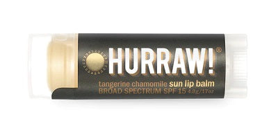 Hurraw Organic Lip Balm Sun SPF15 Tangerine Chamomile 4.8g