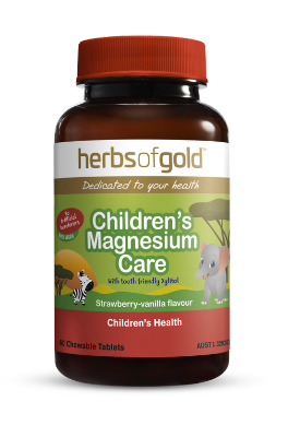 Herbs of Gold Childrens Magnesium Care 60 Chewbable Tablets