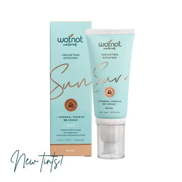 WotNot Sunscreen SPF 40 + Mineral MakeUp BB Cream 60g