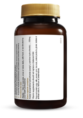 Herbs of Gold Acetyl L-Carnitine 60 v/caps - Go Vita Tanunda - VITAMINS SUPPLEMENTS -