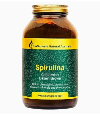 BioGenesis Organic Californian Desert Grown Spirulina Powder