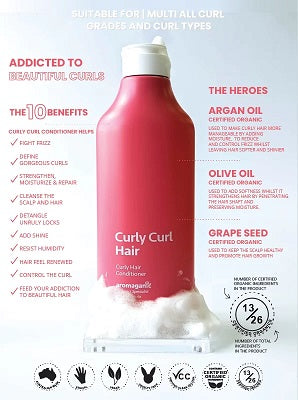 Aromaganic Curly Curl Hair Conditioner 450ml