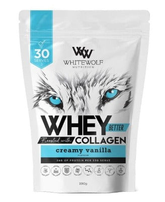 White Wolf Whey Better Protein Powder Vanilla